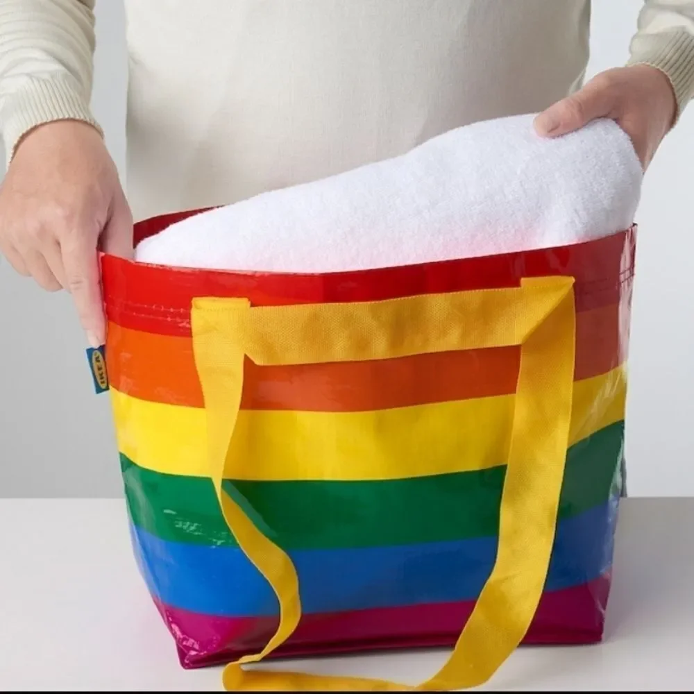 IKEA STORSTOMMA Limited Edition Pride Rainbow Tote bag 🌈Free with any bundle